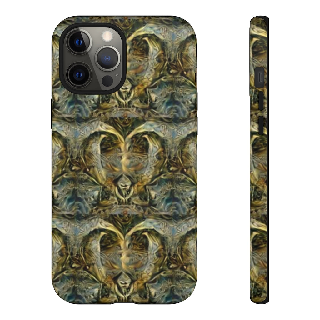 Ornate Gold Hearts II Tough Phone Case