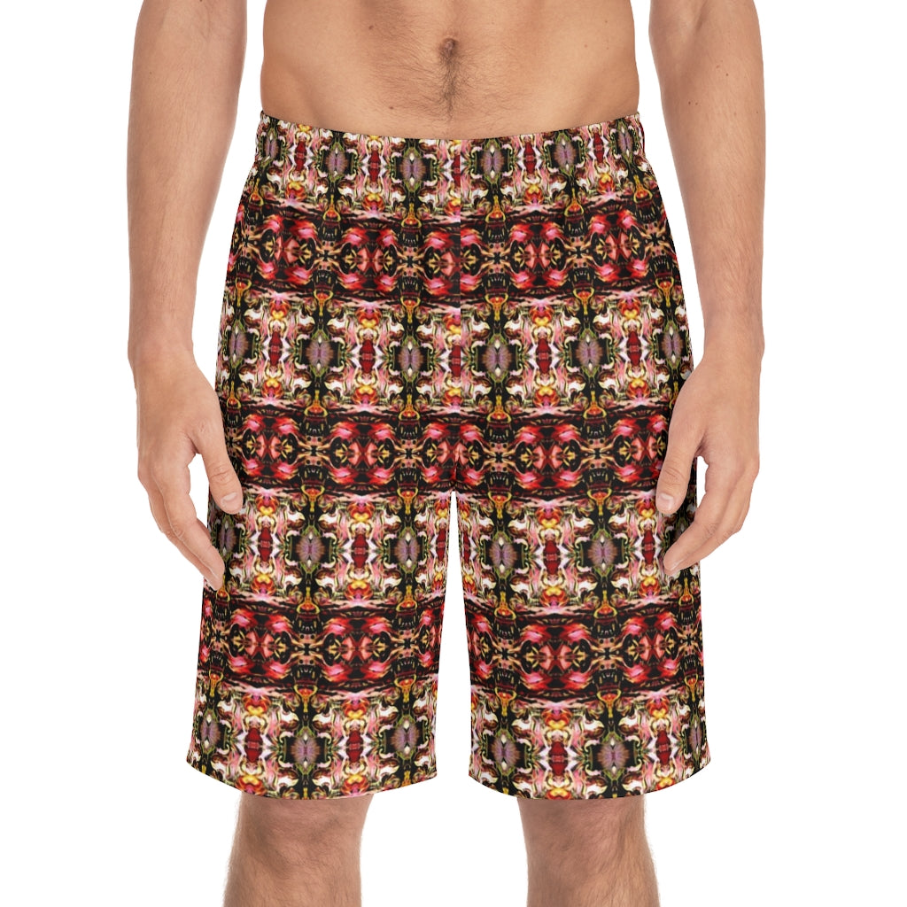 Oceans a Woman Print Men's Board Shorts