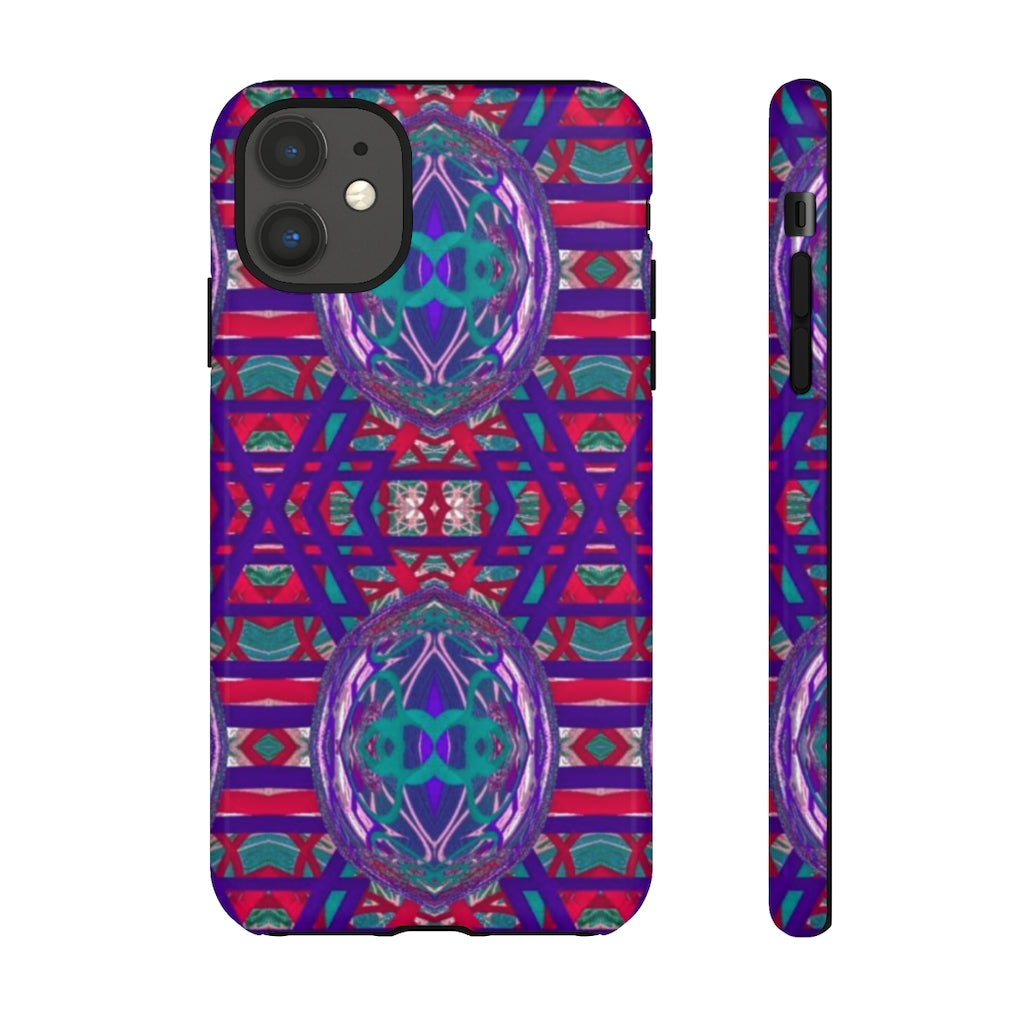 Purple Eggs Art Tough Phone Cases