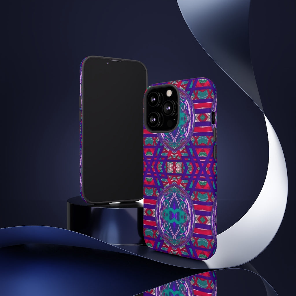 Purple Eggs Art Tough Phone Cases