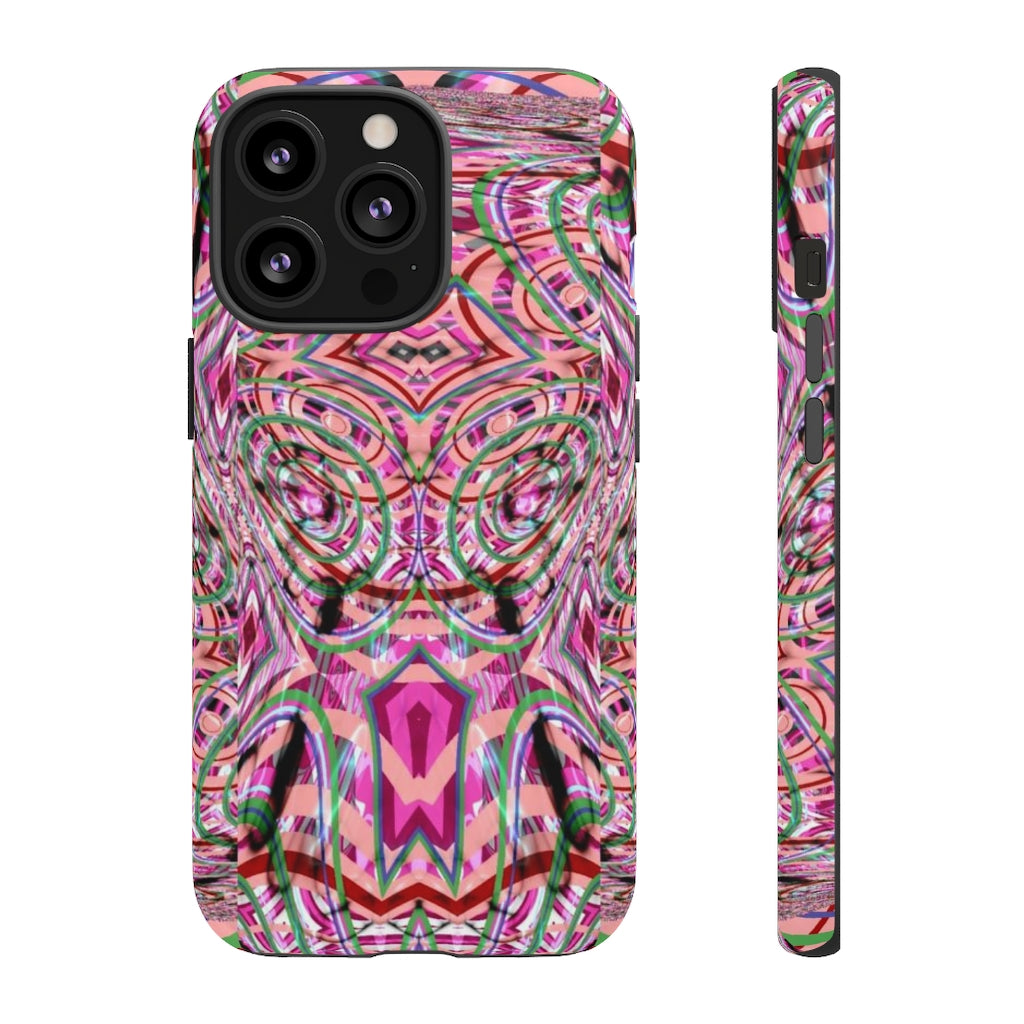 Pink Mess Art Tough Phone Cases