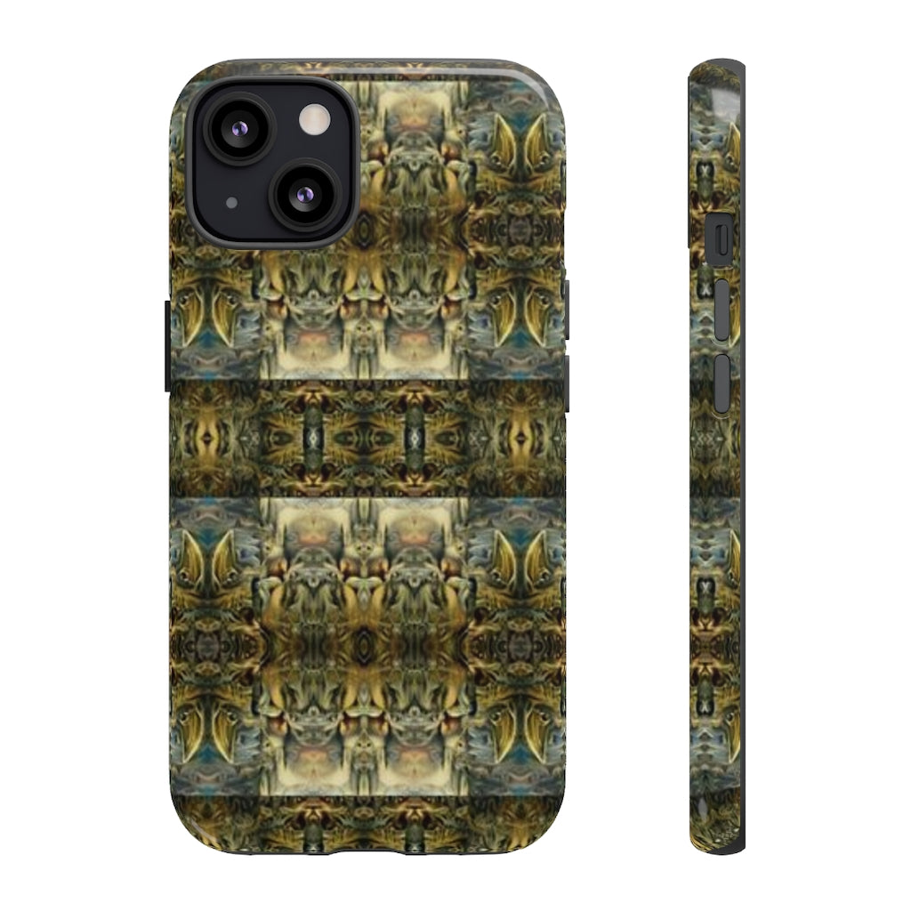 On Cats and Birds Art Tough Phone Case