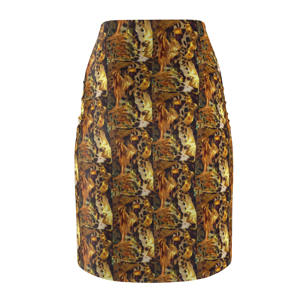 Goldgirl III Women's Pencil Skirt