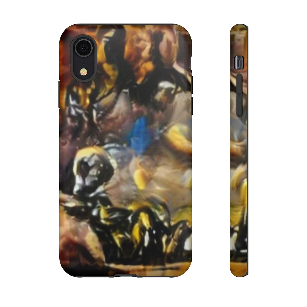 Bird At Apocalypse Prayer Art Tough Phone Case