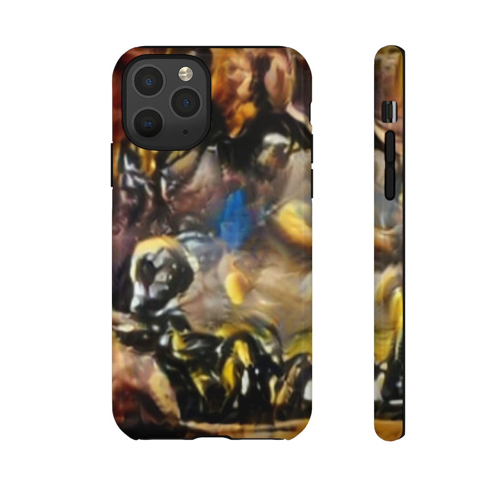 Bird At Apocalypse Prayer Art Tough Phone Case