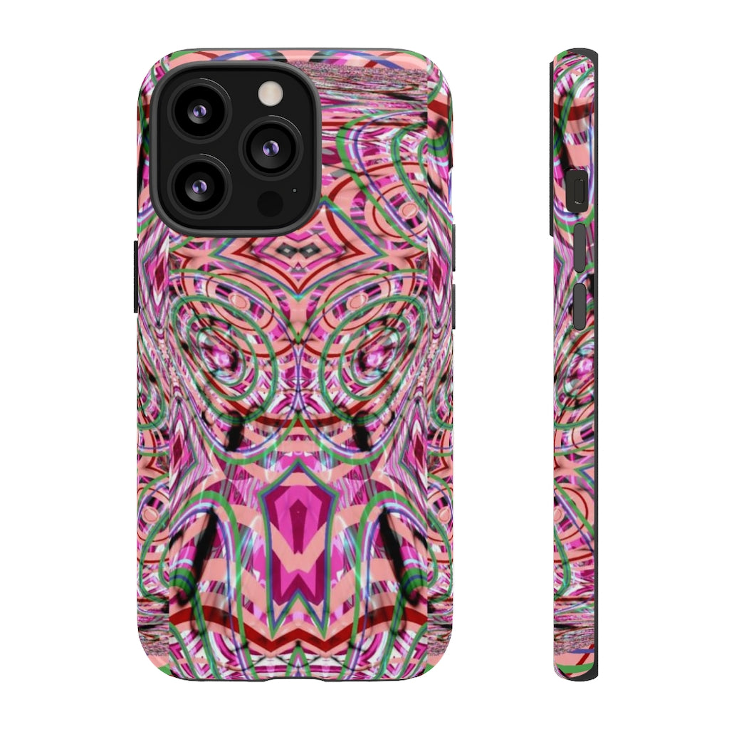 Pink Mess Art Tough Phone Cases