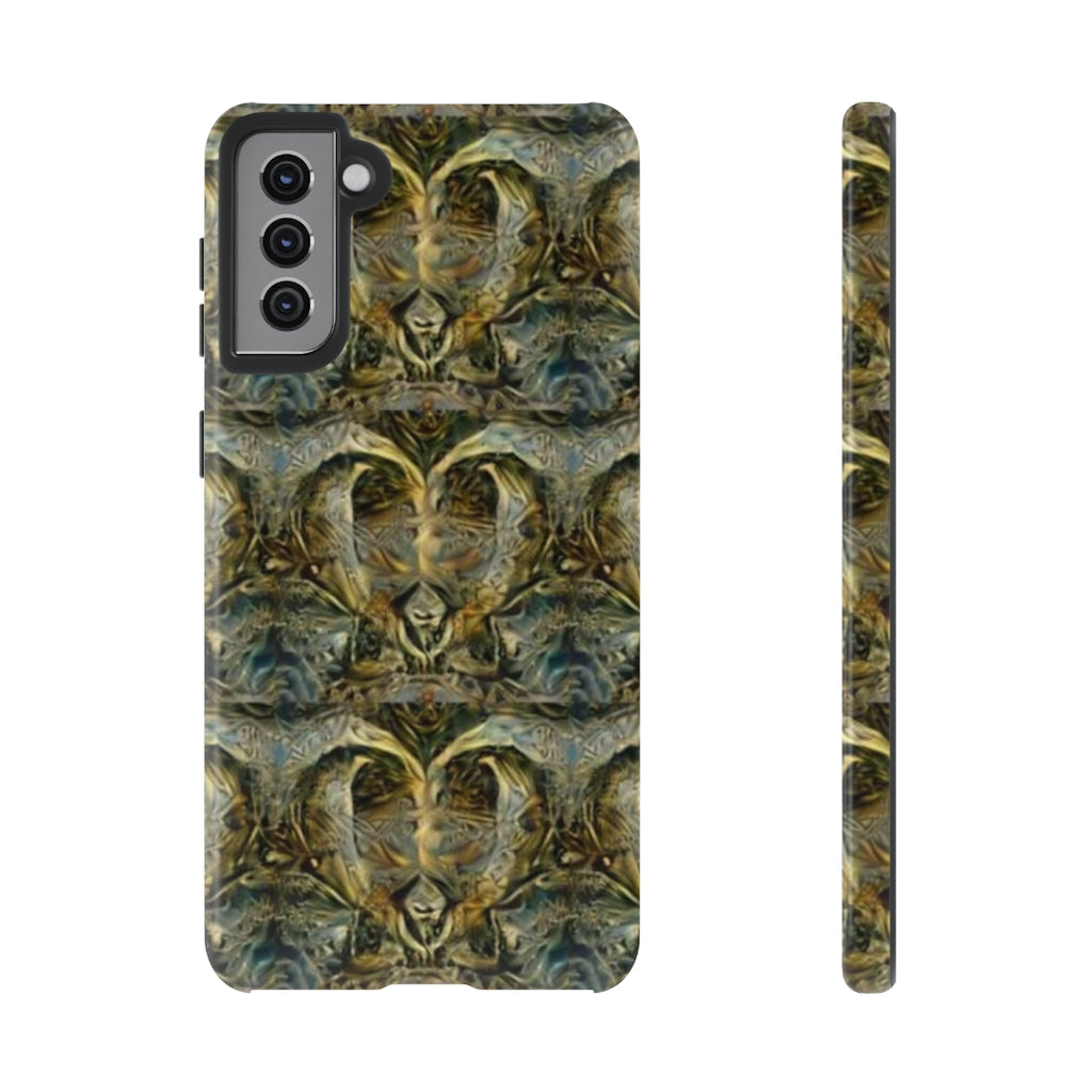 Ornate Gold Hearts II Tough Phone Case