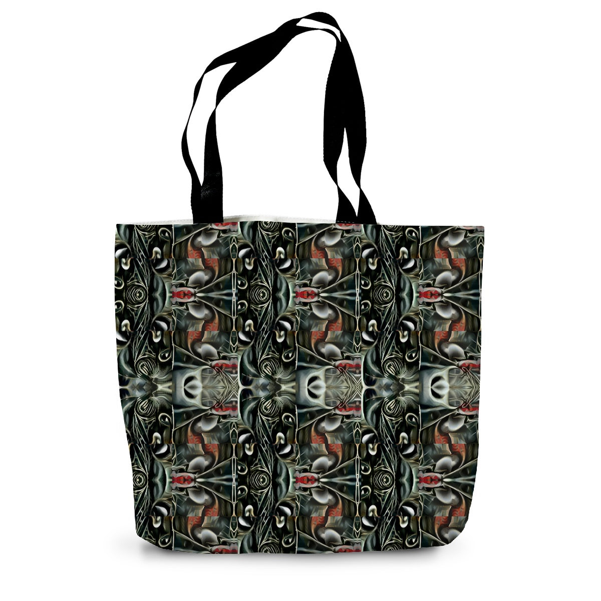 Dated Print Canvas Tote Bag